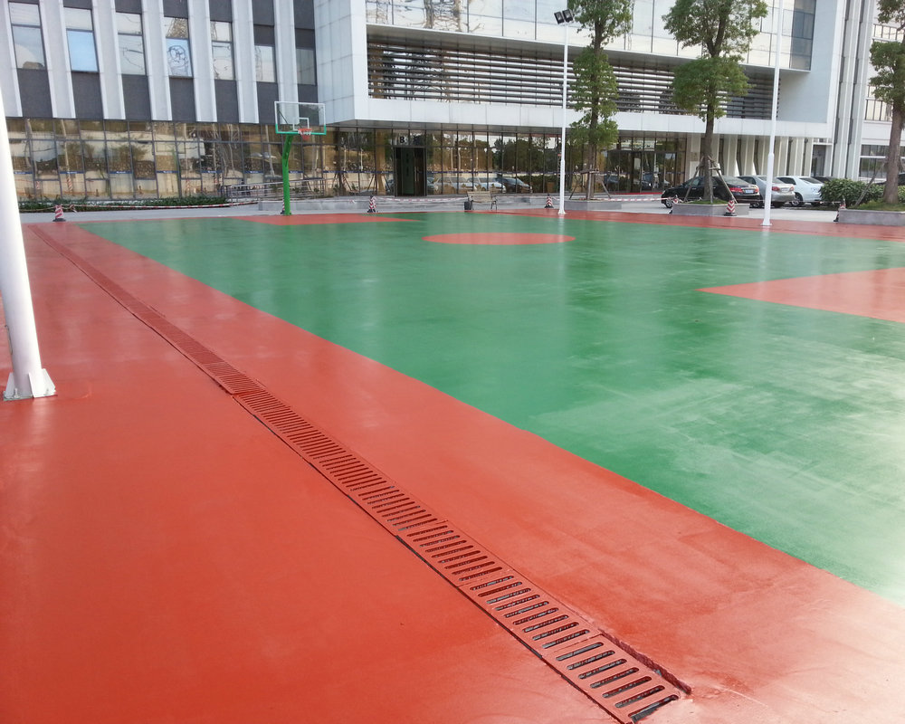 室外硅PU籃球場